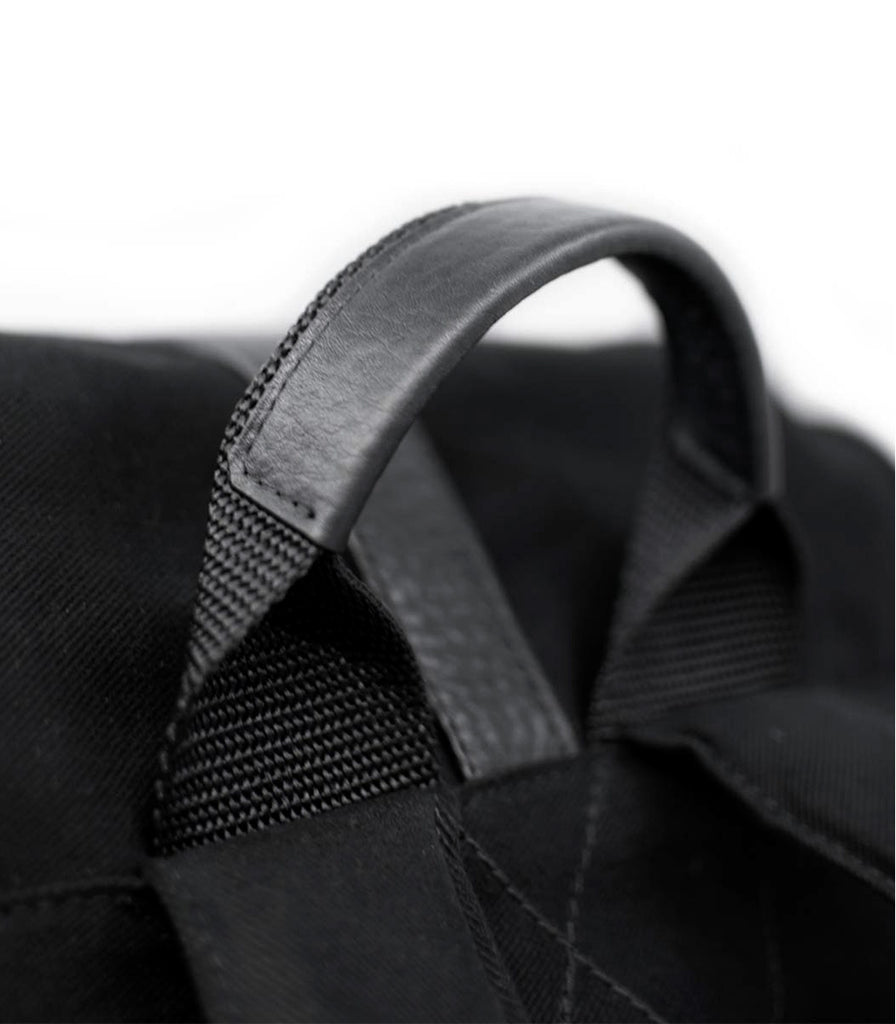 detail view of X-large military cargo backpack with laptop holder from Badami and co