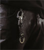Detail Heavy duty keychain made from snake skin by badami and co