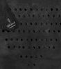 detail photo of black suede badami lightweight leather scarf